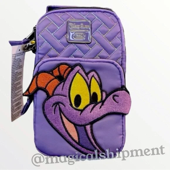 Disney Parks - 2024 Epcot Festival of the Arts Figment Lug Crossbody Bag - Picture 1 of 5